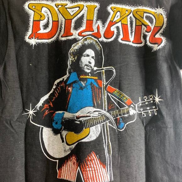 1978 BOB DYLAN Live In Concert American Tour single stitch graphic tee shirt L - Picture 7 of 7
